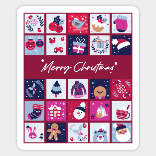 Cartoon Christmas Patterns For Kid | Christmas Gifts Ideas Sticker